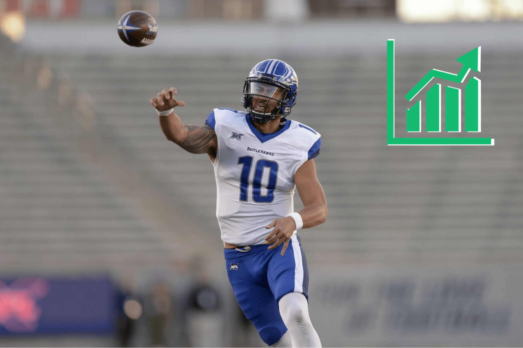 XFL 2020 stats: BattleHawks' Jordan Ta'amu leads XFL in total yards, and  more key numbers to know for Week 5 