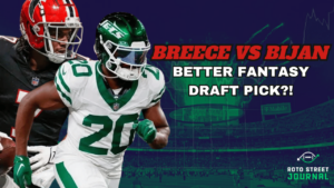 Breece Hall vs. Bjan Robinson is a tough choice for 2024 Fantasy Football!