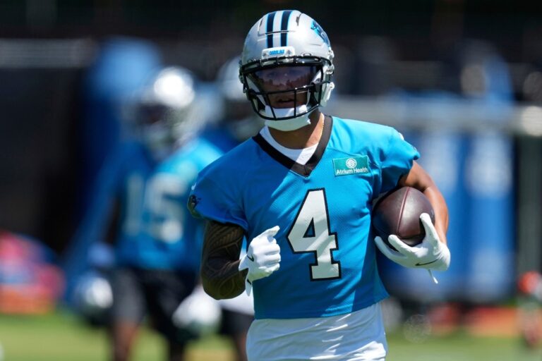 NFL training camp tetairoa mcmillan matthew golden fantasy football