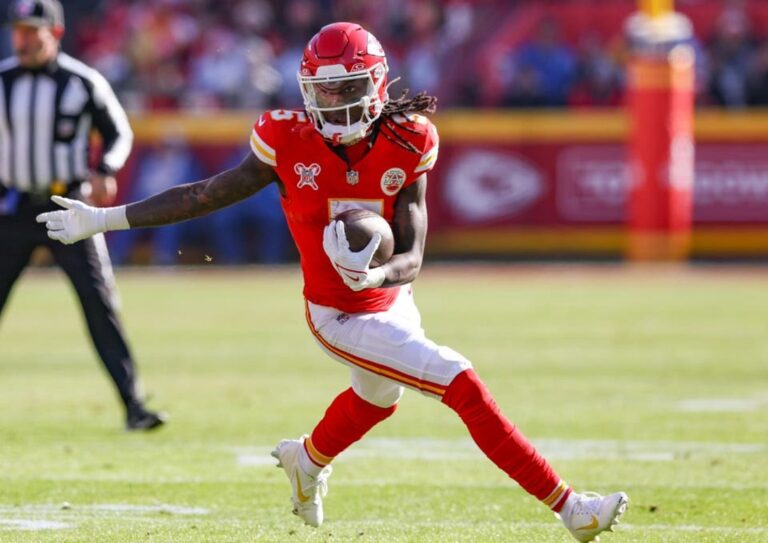 Hollywood Brown fantasy outlook Xavier Worthy injury