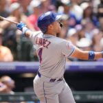 Francisco Alvarez hitting – 2026 fantasy baseball waiver wire must-add player.