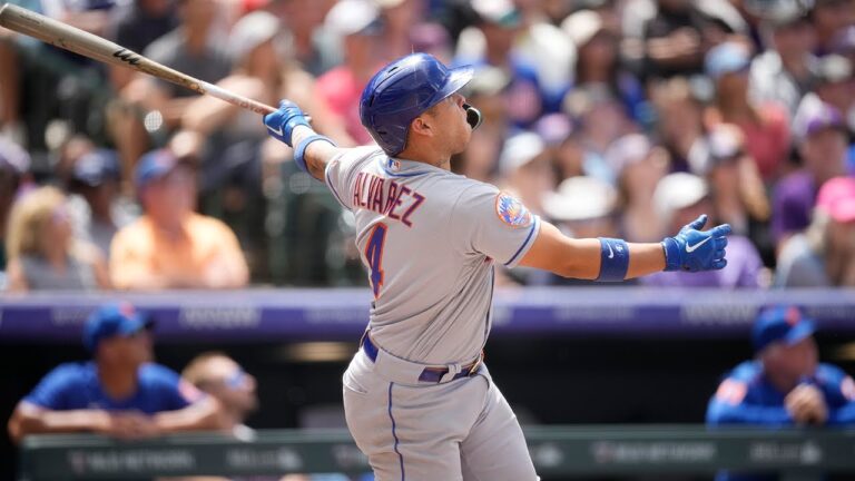 Francisco Alvarez hitting – 2026 fantasy baseball waiver wire must-add player.